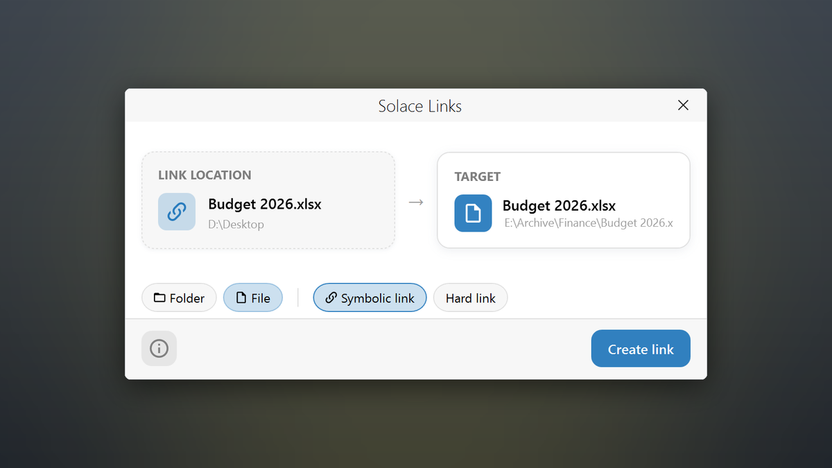 A file can be a symbolic link or a hard link. A folder can be a symbolic link or a junction.
