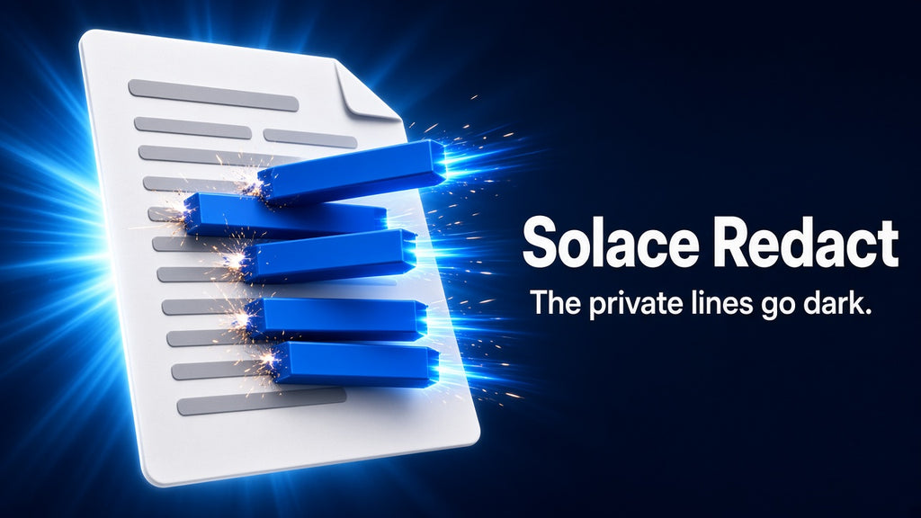 Solace Redact product art