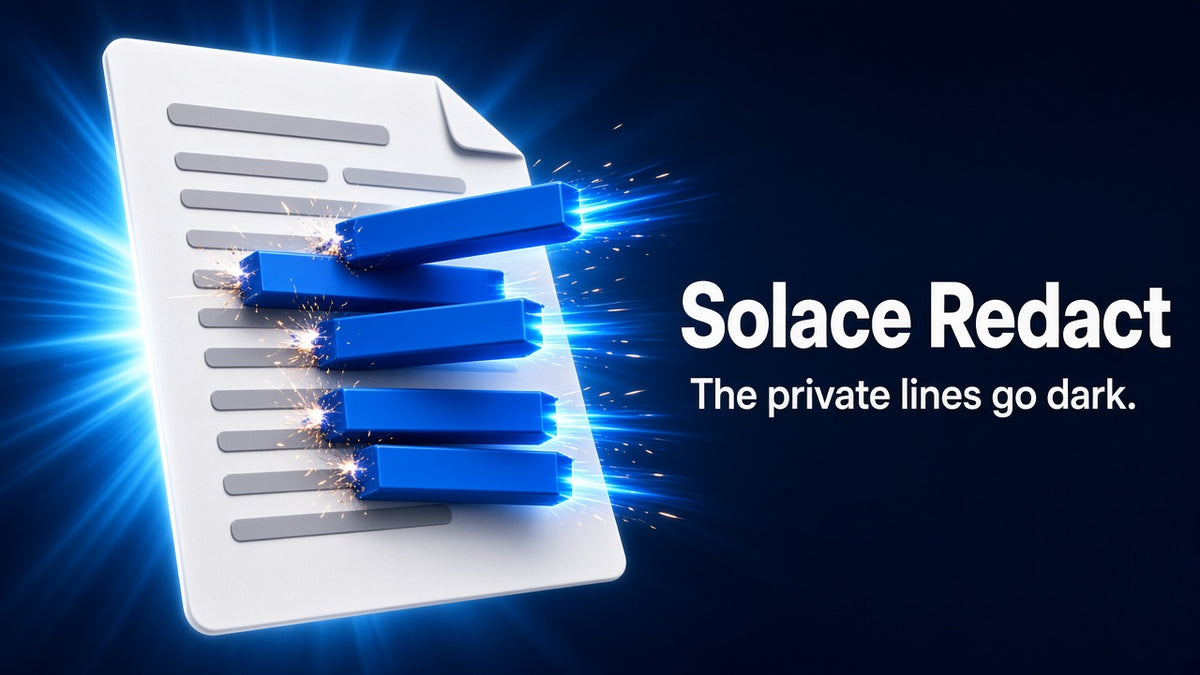 Solace Redact product art